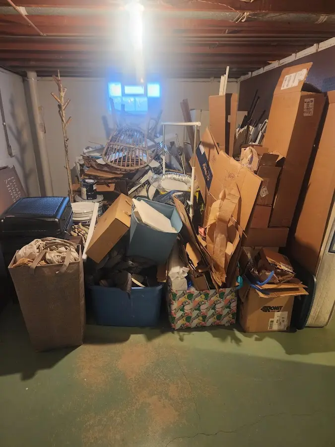 Roll-off dumpster container at job site for Concrete Dumpster Rental in Edgefield